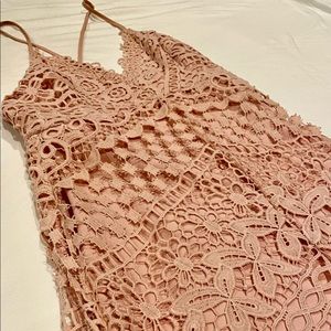 ASTR size 2 pink high low midi cocktail dress